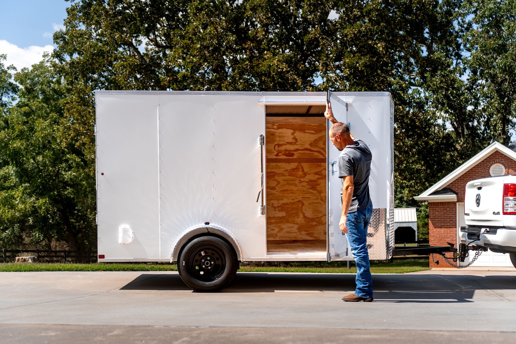 Small Enclosed Trailers rental software
