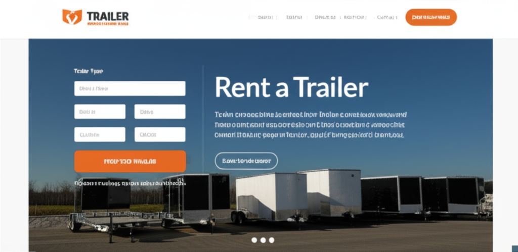 Sample rental business website